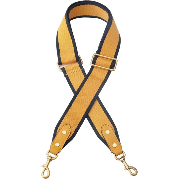 Polyester Adjustable Bag Strap Replacement Crossbody Wide Shoulder 35Inch Long 2Inch Wide with Swivel Eye Bolt Snap Hook