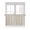Light Beige Light Brown, variant on Half Window Curtain 36 Inches Long, Beige Damask Window Treatment Curtain Drapes, Vintage Country Scroll Floral Patterned Small Tier Curtains for Bathroom Over Sink, 27.5"x36", 2 Panels