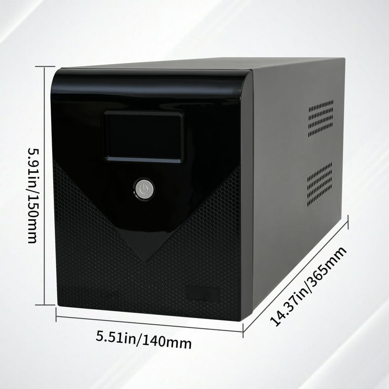 UPS 500VA/300W 120V Backup Power Supply, 3 Sockets, Backup Battery with  Surge Protection, Only Suitable for Desktop computer