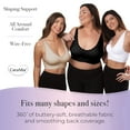 thumbnail image 2 of As Seen on TV Caramia Bra Nude , Women's, Size Large, 2 of 5