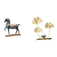 thumbnail image 1 of Figura de caballo, escultura de animal, figura coleccionable de resina de hierro, estatua con detalles intrincados y base estable, adecuada para regal, 1 of 8