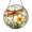 Acrylic 3.5 Inch, variant on Amber Winged Dragonfly And Yellow Daffodil Suncatcher Wall Plaque Decor