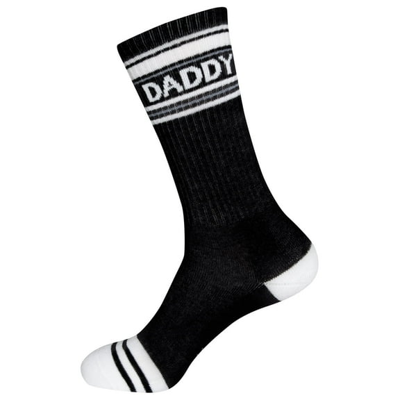 Gumball Poodle Unisex Crew Socks Daddy Ribbed Men Novelty Socks, Size Regular (Made in the USA)