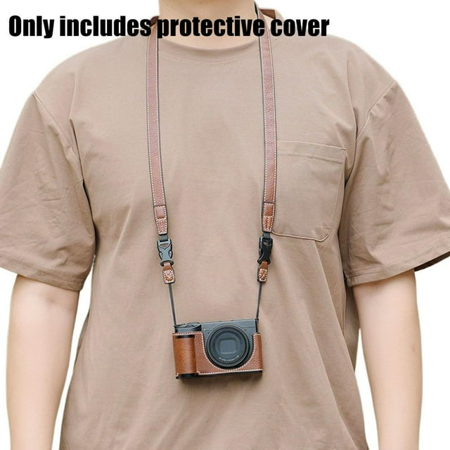 Handmade Leather Case For Ricoh gr3x Camera Protective Shell with Lens Wrist Bag Strap Journal Y0E0 Accessori Camera Edition