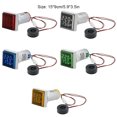 thumbnail image 1 of Voltmeter Digital Display Monitor Dual Ammeter Double LED Tester Hertz Compact Tester Detector Current Telecommunication Machine Tool Green, 1 of 8