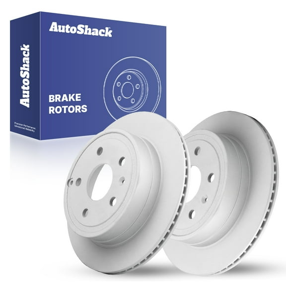 AutoShack 11.93" (302.9 mm) Rear Vented Brake Rotors Coated | Replacement for 2010-2017 Chevrolet Equinox 2010-2017 GMC Terrain | 2-PC Set | ArmorStop