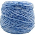 thumbnail image 2 of Nvzi 250g Chenille Velvet Yarn Light Blue Bulky Vegan Soft Yarn Velvet Knitting Yarn Polyester Blended Cotton Chenille Yarn Hand Knitting Yarn Crochet Thread for Clothing Hat Scarf Blanket, 2 of 5