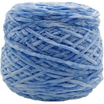 XmhyTop 250g Chenille Velvet Yarn Light Blue Bulky Vegan Soft Yarn Velvet Knitting Yarn Polyester Blended Cotton Chenille Yarn Hand Knitting Yarn Crochet Thread for Clothing Hat Scarf Blanket