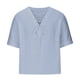 thumbnail image 1 of Camisetas de Verano para Hombre Pullover de Manga Media con Cuello en V en Color Sólido, Casual Y Ligero Camisetas de Manga Corta para Hombre, 1 of 4