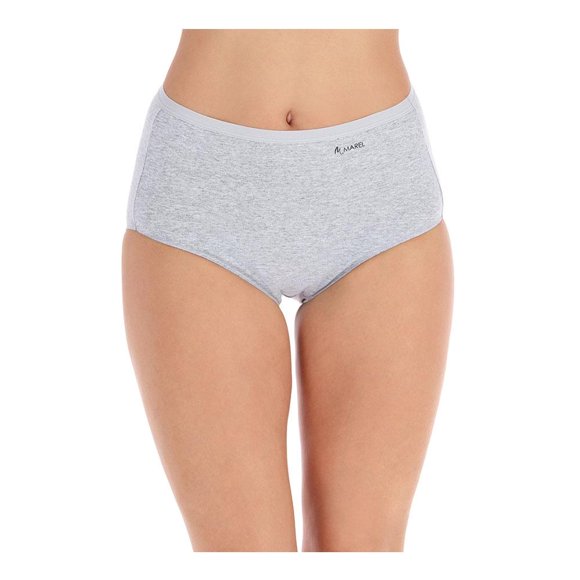 Pantaleta Marel para Mujer, Algodón Gris Talla G