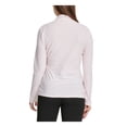 thumbnail image 2 of DKNY Womens White Long Sleeve Evening Blouse Petites PS, 2 of 2