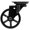 Black, variant on Shepherd Hardware 6275 Swivel Caster, 3 in Dia Wheel, Aluminum/Polyurethane Wheel, Black, 100 lb