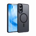 thumbnail image 1 of Chenchen for Samsung Galaxy S25 Edge Case: [Compatible with Magsafe] Translucent Matte Cases with [Screen Protector] Military Grade Shockproof Protective Magnetic Phone Cover (Black 6.7 inch), 1 of 1