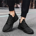 thumbnail image 4 of Mens Fashion White Sneakers Lightweight Running Shoes Non Slip Athletic Sports Gym Workout Sneakers, 4 of 8