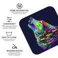 thumbnail image 4 of Balery 6 Pcs Howling Wolfleather Coasters Set, Drink Table Cup Coasters For Living Room Kitchen Coffee Decor, 4 of 9