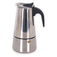 thumbnail image 1 of Moka Pot italiano 2 tazas, cafetera de inducción Afortunado Sencillez, 1 of 5