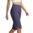 thumbnail image 6 of Tqcoqu Womens Capri Pants High Waisted Straight Leg Yoga Leggings with Pockets Workout Summer Pants,Gray,Women's S-XXXL, 6 of 7