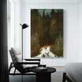 thumbnail image 3 of Landscape Painters Caspar David Friedrich Hunter in The Forest Poster Print Photo Art Painting Canvas Poster Home Decorative Bedroom Modern Decor Posters Gifts 12x18inch(30x45cm), 3 of 6