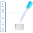 thumbnail image 2 of 5Ml Plastic & Silicone Pipette Dropper for Liquids - Reusable Graduated Eye Dropper with Clear Scale, Fine Tip for Candy Making Essential Oils Lab Science, 2 of 7