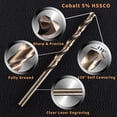 thumbnail image 2 of Juego de brocas RCINDUS, 20 unidades, 3/16 pulgadas, metal cobalto HSS M35, 2 of 6