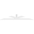 thumbnail image 2 of 96"W x 16"H x 4"D x 4"F, 4/12 Pitch, Richland Architectural Grade PVC Gable Bracket, 2 of 9