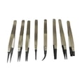thumbnail image 4 of CUITING ESD Anti-Static Tweezers Industrial Tweezers with Replaceable Carbon Fiber Tips, 4 of 7