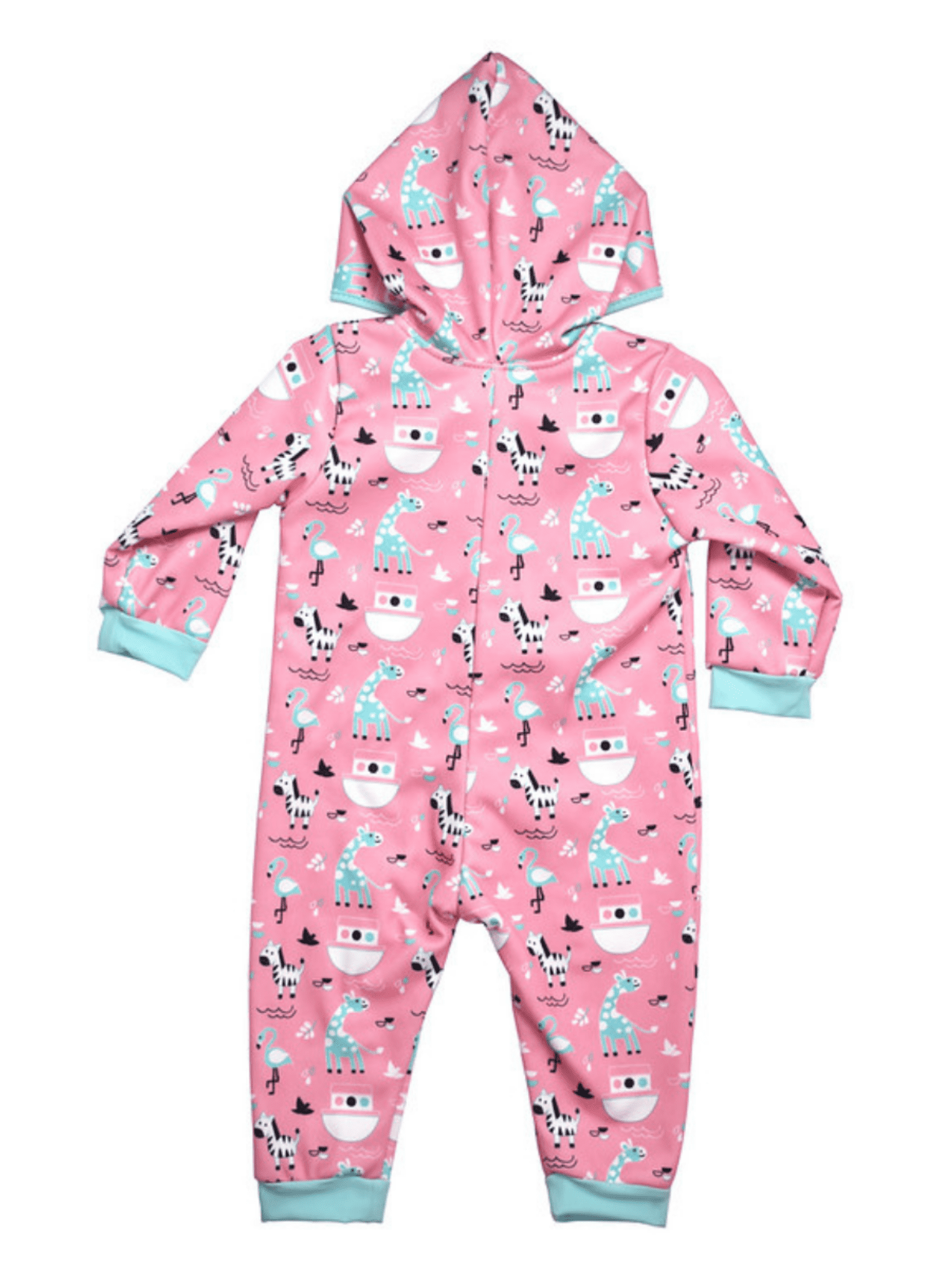 Splash About Girl's After Swimming Waterproof Onesie, Nina's Ark 6-12 Months