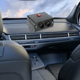 thumbnail image 3 of Vggrvlo Car Heater Portable 12V Car Heaters & Defroster 200W Fast Heating & Cooling Fan 2 in 1 Heating & Cooling Fast Heating Defrost Defogger with 360° Rotary Car Heaters for Vehicle,Car,SUV, 3 of 6