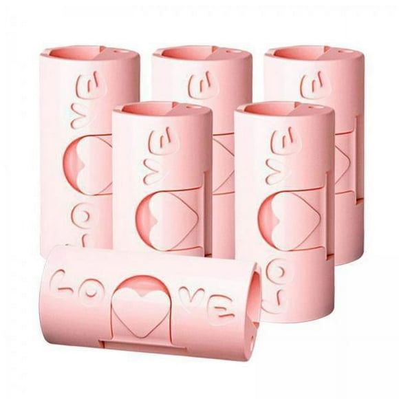 Abrazadera Fija Multiusos para Sábanas, 5x6 Piezas, para Sujetar Aperitivos, Toallas, Color Rosa