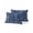 Blue, variant on 1 Pack Outdoor Throw Pillow, Dark Grey Botanical Waterproof Pillow with Insert Included, Vintage Floral Plants Branch Decorative Accent Cushion Sofa Pillows for Patio Porch, 16 x 16 In