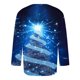 thumbnail image 5 of Camisas de Manga Larga para Hombres Imprimir Casual Cuello Redondo Blusa de Manga Corta, Camisas de Lino para Hombres, 5 of 9