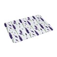 thumbnail image 2 of Balery Lavender Flowers Doormat, Durable Flannel Fabric, Waterproof Stain and Fade Resistant, Low Profile,Indoor Outdoor Door Mats, Easy Clean Patio Entrance Mat, 16x24in, 2 of 9