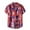 Red, variant on ZCFZJW Hawaiian Shirt Men Casual Short Sleeve Button Down Tropical Printed Pocket T Shirts Loose Regular Fit Comfy Cotton Beach Holiday Shirts Green XL