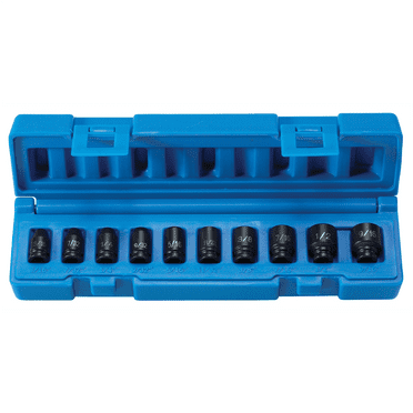 Grey Pneumatic 1/4" Surface Drive 10 Piece Standard Set