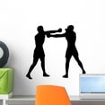 thumbnail image 1 of Boxing Silhouette Wall Decal by Wallmonkeys Peel and Stick Graphic (18 in W x 16 in H) WM17498, 1 of 4