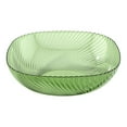 thumbnail image 1 of Assiette à Fruits Réutilisable Transparente Grande Capacité Plateau à Fruits Vert Foncé, 1 of 6
