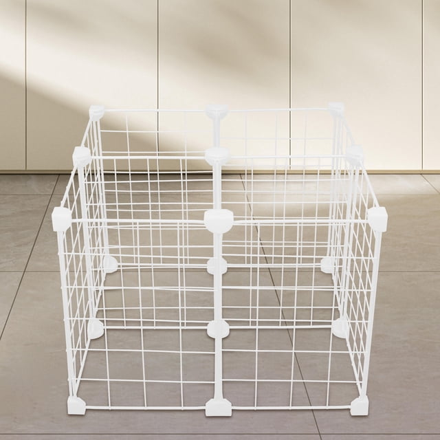 VERDANVERSE Mini Fridge Shelf Freezer Basket White Plastic Cross- 1Pack