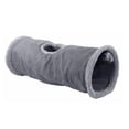thumbnail image 1 of Cat Tunnel Suede Foldable Raschel Tunnel for Cats, Puppies, Diameter: 30 Cm, Length: 67 Cm, 1 of 6