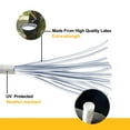 thumbnail image 4 of 6 inch 100 Piece Heavy Duty 5mm Ball Bungee Canopy Cord By Wellmax, White Color, 4 of 8