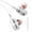 White, variant on Cheers.US Wired Dual Drivers A4 Heavy Bass in-Ear HiFi music Earphones with Mic