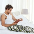 thumbnail image 4 of Kdxio Soccer and Football Pattern Men's Pajama Pants, Elastic Waist with Drawstring and Pockets, Comfortable Loungewear-Large, 4 of 5