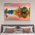 thumbnail image 4 of Floating Golden Karaweik Palace in Yangon Myanmar Canvas Poster Bedroom Decor Sports Landscape Office Room Decor Gift,Frame-style,16x24inch(40x60cm), 4 of 8