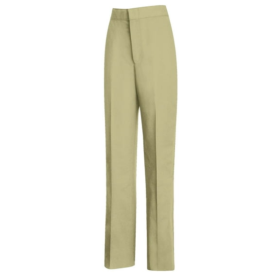 Red Kap Women's Half-Elastic Work Pants PT59 Tan - Unhemmed 22