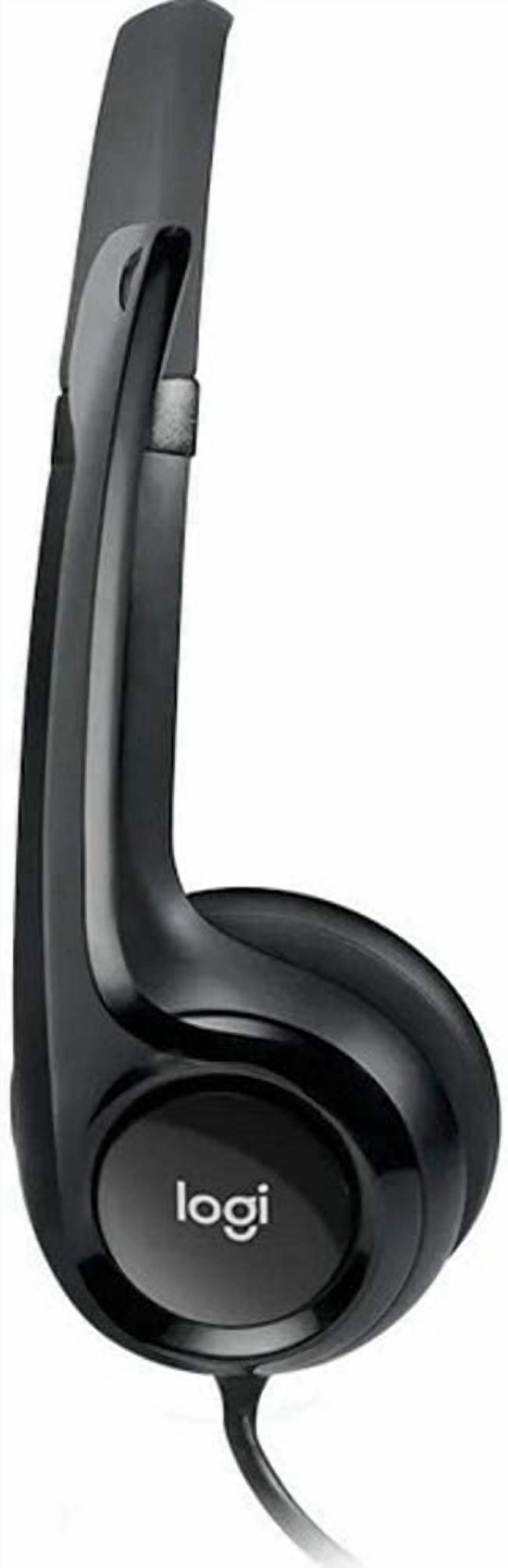 (6 Pack) Logitech ClearChat Comfort USB Headset with Noise-Canceling Microphone