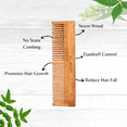 thumbnail image 2 of Neem Wood Dual Comb, 2 of 4
