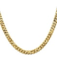 thumbnail image 4 of Primal Gold 14 Karat Yellow Gold 6.25mm Flat Beveled Curb Chain Bracelet, 4 of 10