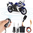 thumbnail image 3 of Sistema de seguridad impermeable con bocina de alarma remota de 2 vías para motocicleta 105-125dB con arranque de motor, 3 of 12