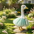 thumbnail image 6 of YingYouFu Goose Clothing Set, Garden Puffy Skirt Outfit for Statue Decor, Decorative Goose Apparel for Outdoor Yard Garden Patio Holiday Decoration, 6 of 6