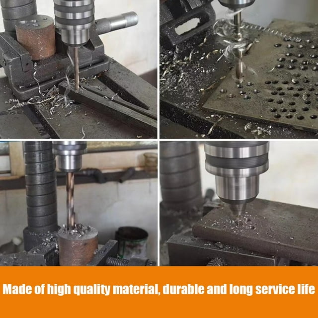 13Pcs Twisted Drill Bit High Speed Steel HSS CO Straight Handle M35 Drilling Tool