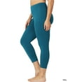 thumbnail image 2 of Zenana Plus Size High Waist Capri Length Premium Thick Cotton Leggings, 2 of 2